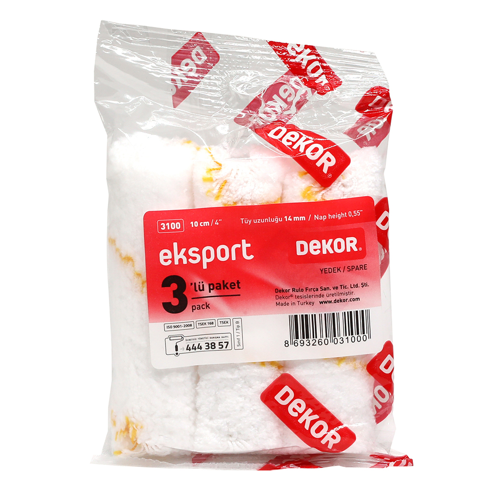 DEKOR EKSPORT RULO EHTİYAT 10 SM 3 - LÜ